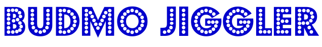 Budmo Jiggler 字体